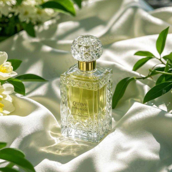 Custom Transparent Square Glass Perfume Bottle