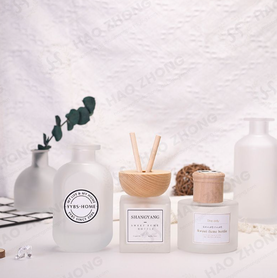 Frosted Glass Non-Flammable Diffuser Bottle 100ml 120ml 150ml 300ml